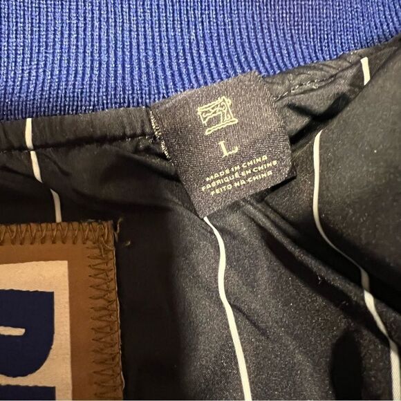 SCOTCH & SODA Varsity Jacket, Blue Size L - Picture 9 of 11